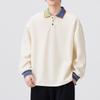 TUCANO Men's Faux Two-Piece Polo Knit Sweater