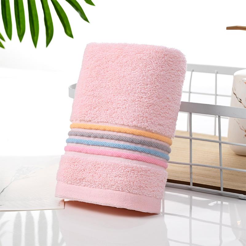 

5 штук полотенец из чистого хлопка для красоты, утолщенные и впитывающие полотенца для лица для взрослых, мужчин и женщин, полотенца для мытья лица 5pcs розовый