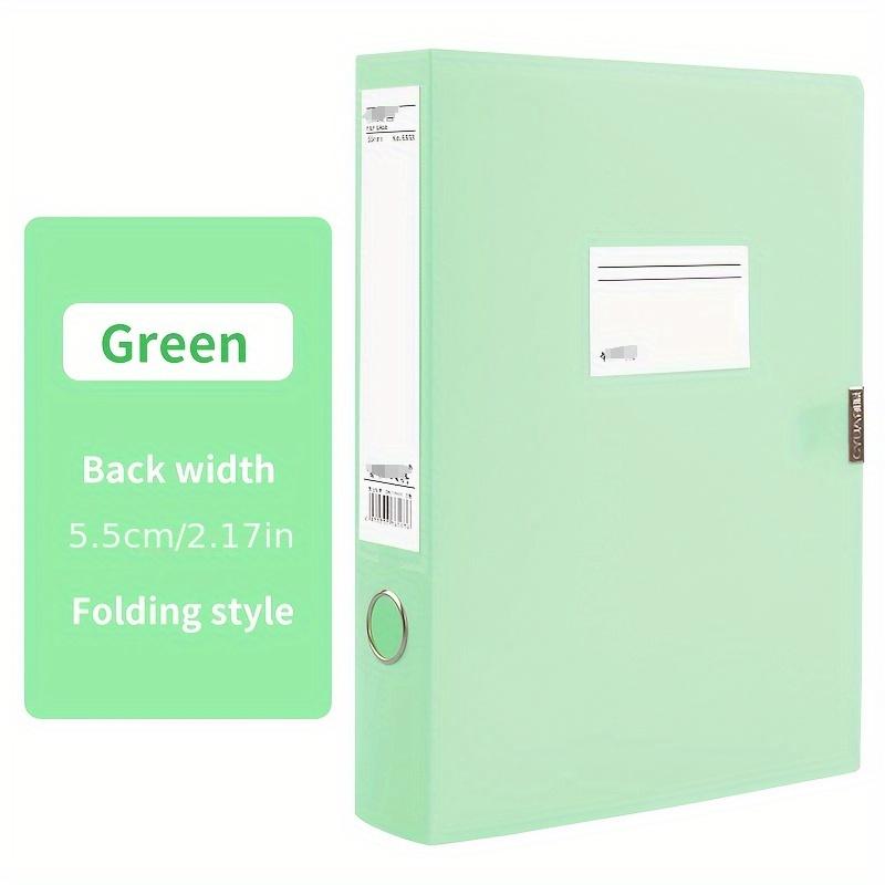 4pcs of Morandi File Boxes for A4 Documents, Accounting Voucher Boxes, Contract, Personnel Record Organization And Storage Boxes