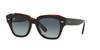 Sunglasses 0RB2186 STATE STREET BLACK ON TRANSPARENT VINTAGE LENS 52 Ray-Ban BROWN/GREY