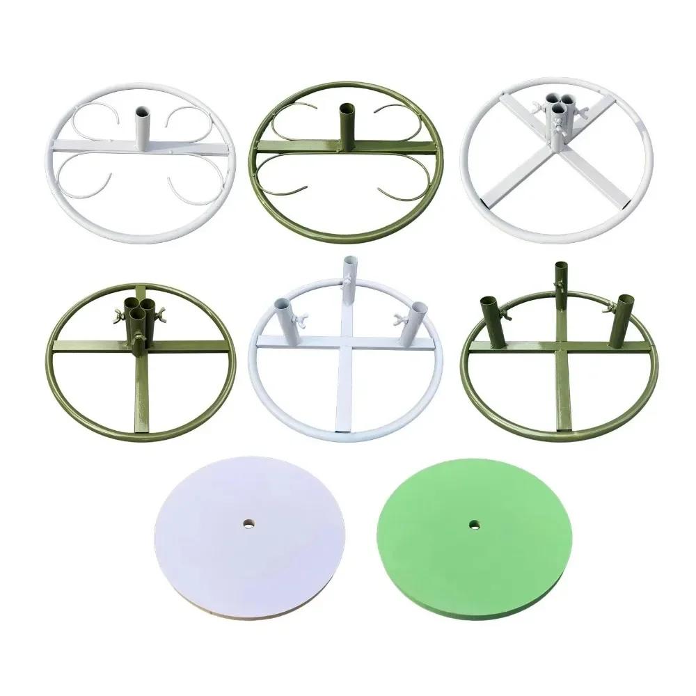 Iron Flower Pole Display Stand Reusable Floor Standing Giant Flower Base Multifunction Metal Accessory Base