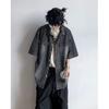 Summer Clothing Men'S Retro Casual Shirt Student Loose Niche Design Fun New Men'S Top For Outdoor Wear