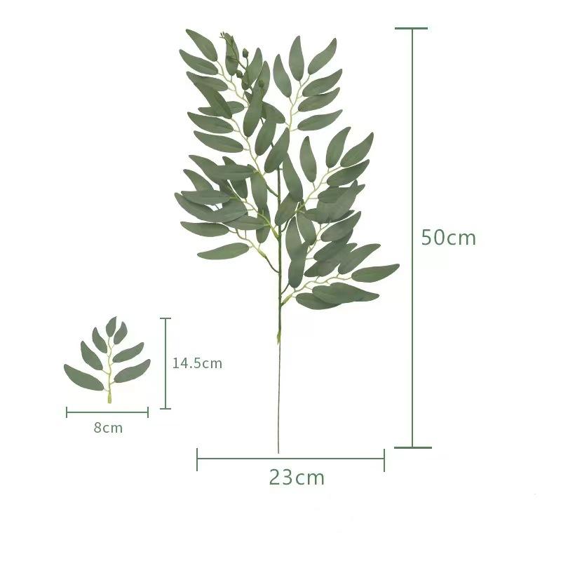 Artificial Plant Desktop Decoration Fake Green Plant Accessories Plastic Flowers Outdoor Decoration Wedding Venue Layout