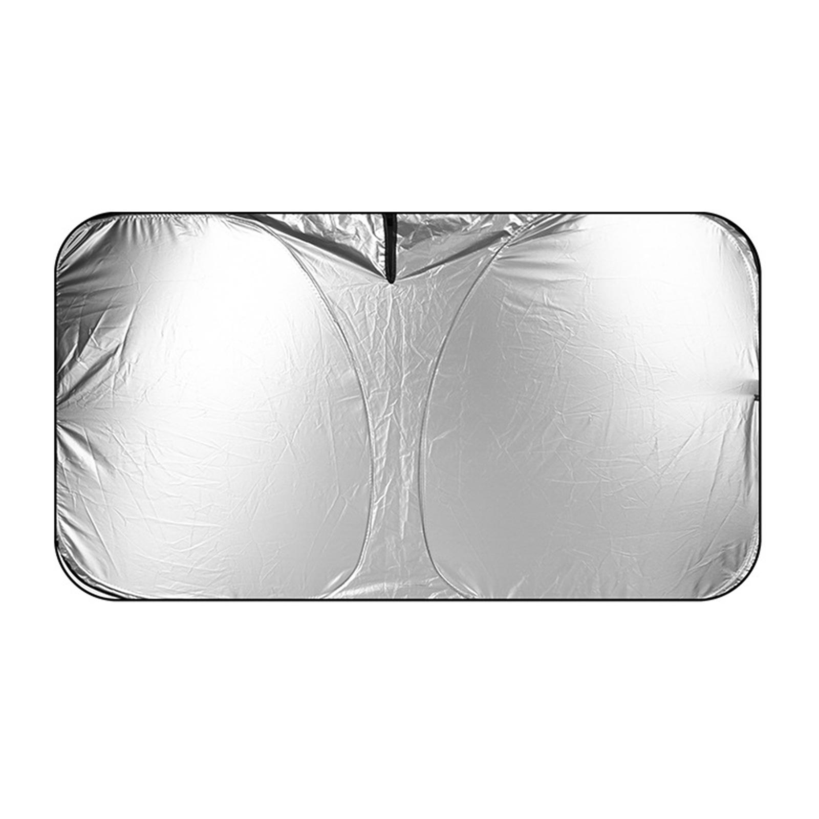 

Чехол для лобового стекла салона автомобиля, солнцезащитный зонт, складной солнцезащитный козырек, УФ-блок, защита переднего окна автомобиля от жары 145*80CM