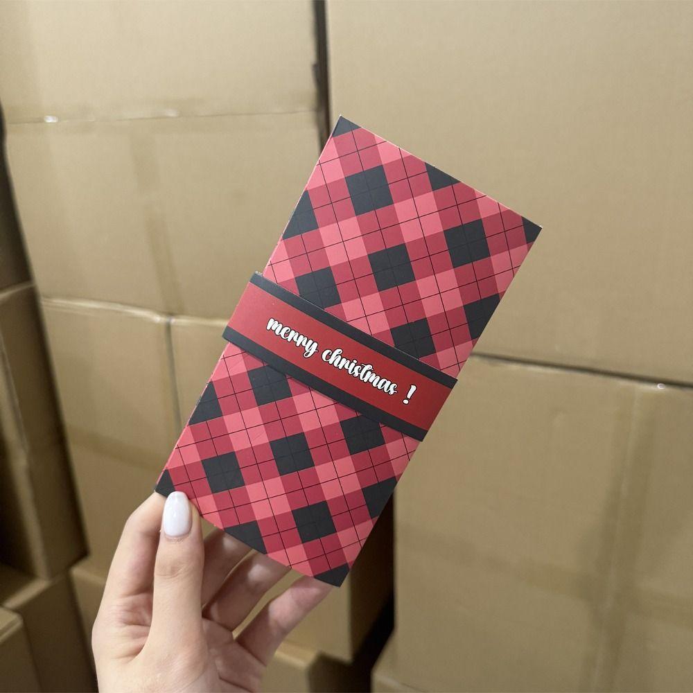 Paper Christmas Gift Card Blessing Message Message Gift Card Pull Out Gift Card  Christmas Party