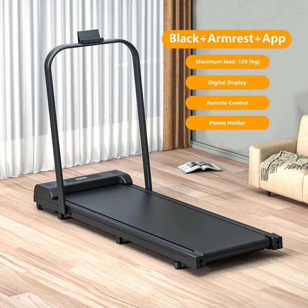 Klappbares Elektrisches Laufband Haushalts-Fitnessstudio Mini Lauf-Walking-Pad Indoor Einfache Fitnessgeräte 121*53*95CM