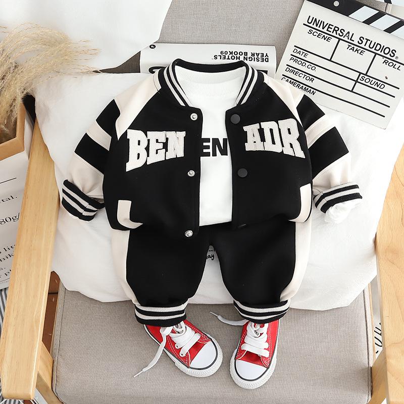 Boy Sport Long Sleeve Soft Comfortable Wear Pants Sets Spring Autumn