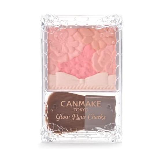 Canmake Glow Fleur Cheeks 01 персиковый флер 6,3 г