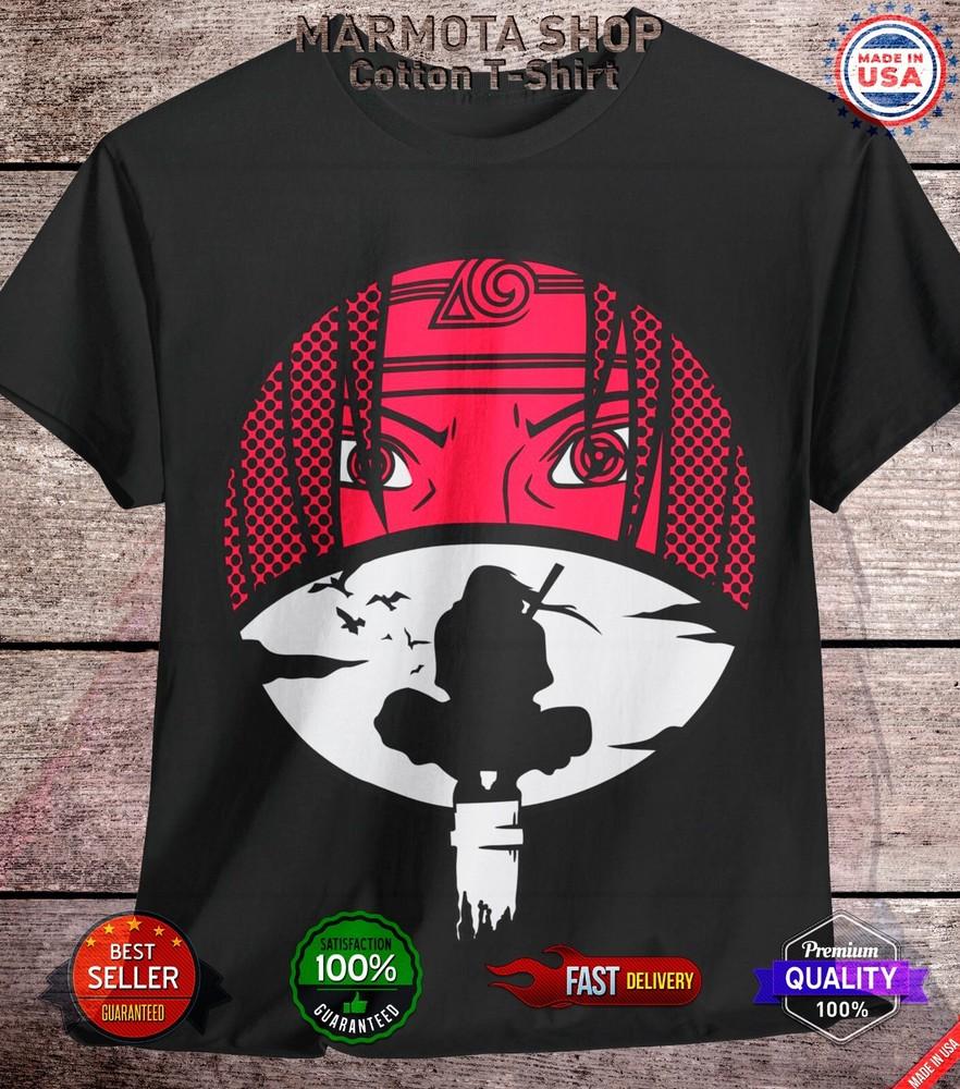 

Itachi Uchiha T-Shirt Naruto Madara Sasuke Kakashi Anime Unisex Tee Shirt Manga 3XL
