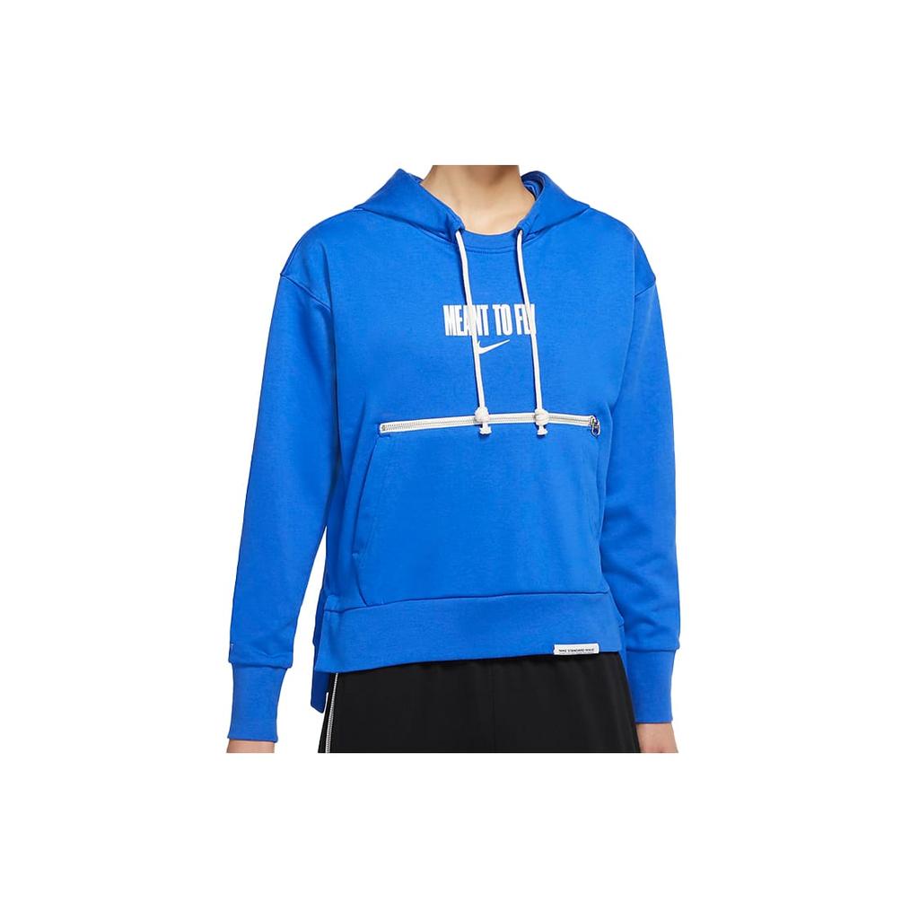 Nike Sweatshirts Women's Royal Blue Hooded Moderate Regular CZ6601-405