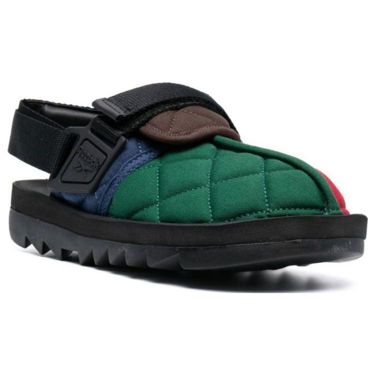 Reebok Beatnik Sandal Batik Blue Dark Brown Unisex Sneakers Green Flash-Red HQ6251