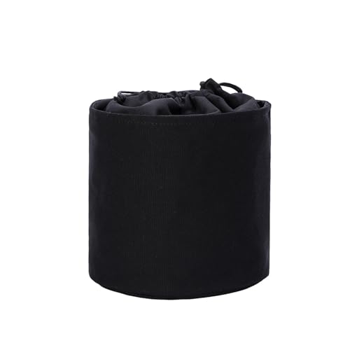 YONBEN Tall Purse Organizer Insert for Women's Canvas Round Handbag Organizer Storage, Handbag Purse Organizer Round Cosmetic Pouch Bag Bucket Makeup