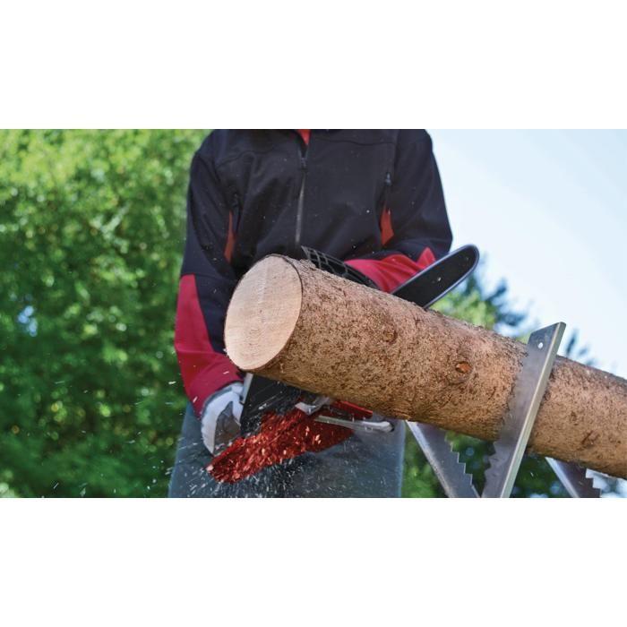 Einhell tronçonneuse thermique gc-pc 2040 i (2,0 kw, moteur 2 temps, guide 40 cm) livrée avec un bidon pour mélange