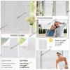 Frosted Window Privacy Film 3D Decorative Glass Vinyl Film Stained Glass Decals Static Cling Window Sticker Non-Adhesive Films