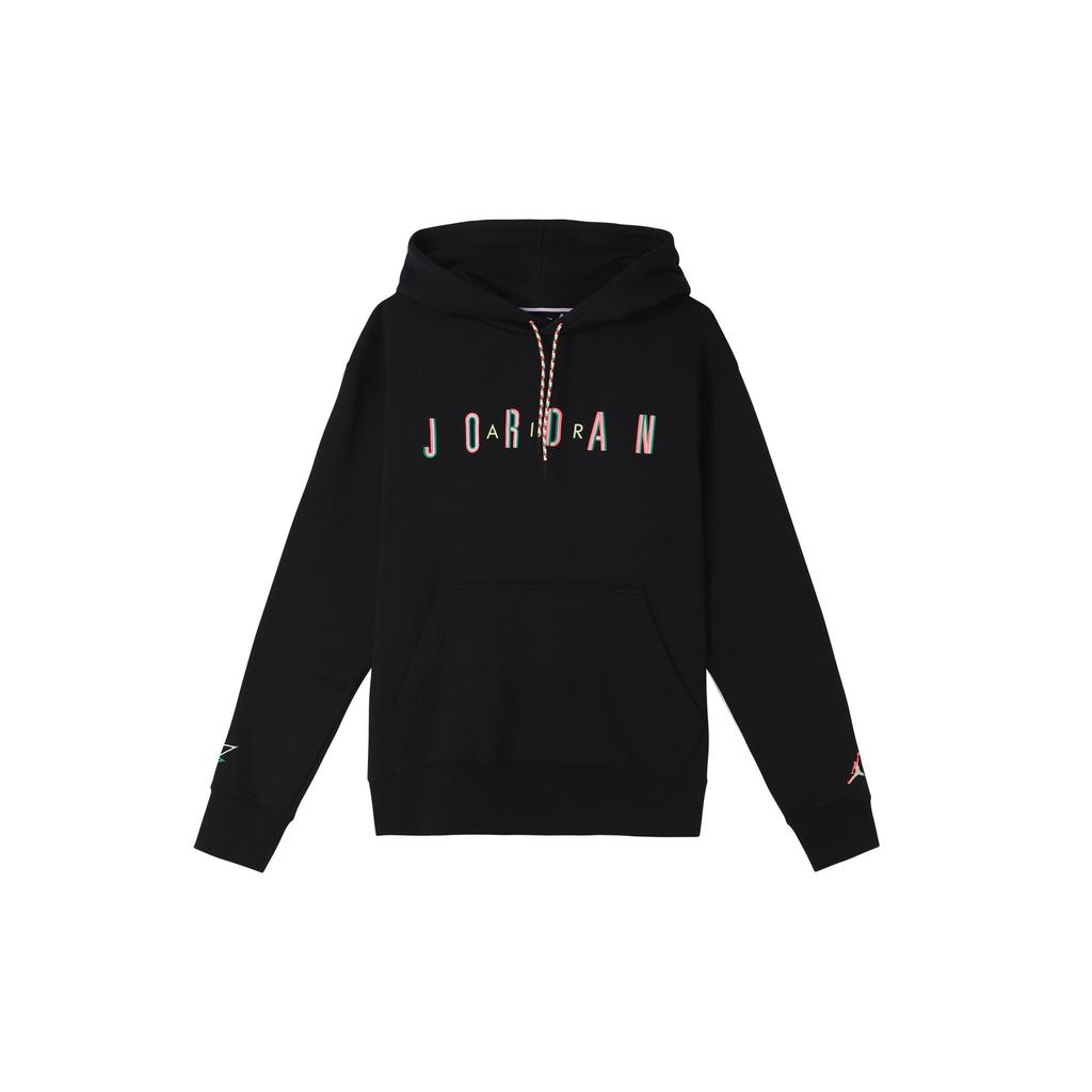 Jordan Sport DNA Solid Logo Print Pullover Hoodie Long Sleeve Sweatshirt Men Tops Black CK9568-011