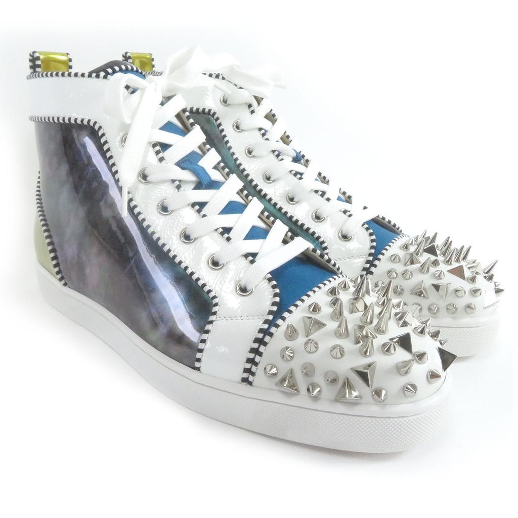 Nienoszone sneakersy Christian Louboutin LOU PIK PIK ORLATO FLAT skórzane męskie 44.5 Używane