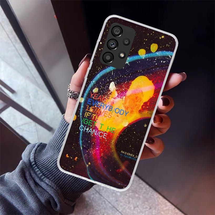 Bnad R-Radiohead Handyhülle Für Samsung Galaxy A12 A52S A42 A32 A22 A51 A50 Note 20 Ultra 10 S10 Plus A71 A70 A31 A30 A10S Galax