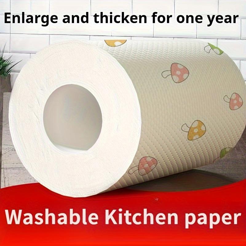 1 Roll,Lazy Wipes,Disposable Kitchen Towels,Washable Wet & Dry Towels,Dishcloths,Non-stick Wipes,Degreasing Towels,Household Cleaning Wipes