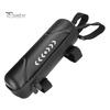 Multi-functional Cycling Storage Bag Electric Scooter Handlebar Non-slip Fixing Large Capacity Cylinder Organizer Bike Front with Waterproof Fastener
