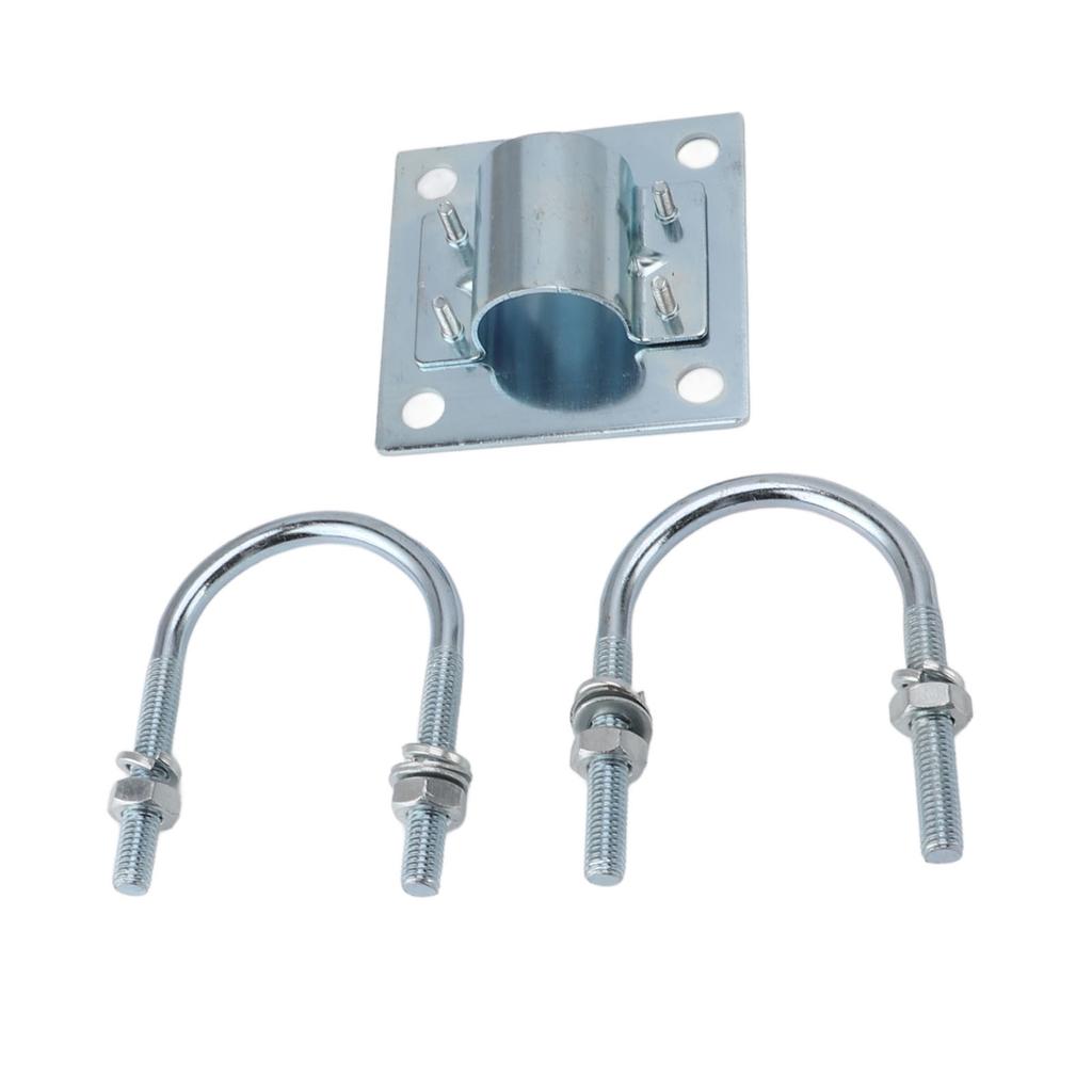 Antenna Mast Pipe Mount Stable Support Flexible Adjustment Aluminum Alloy Antenna Mast Bracket Mount for Roof Wall Set 1