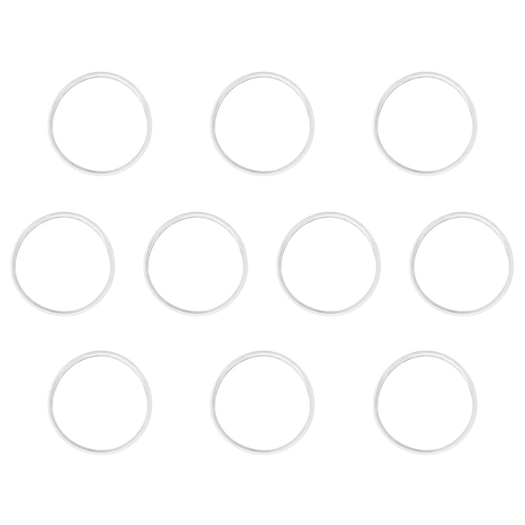 10 Stück Becherdeckel Dichtungen Deckel Silikon Dichtungsringe Auslaufsichere Becherdeckel Dichtungen für Becher Tassen Einfach zu installieren