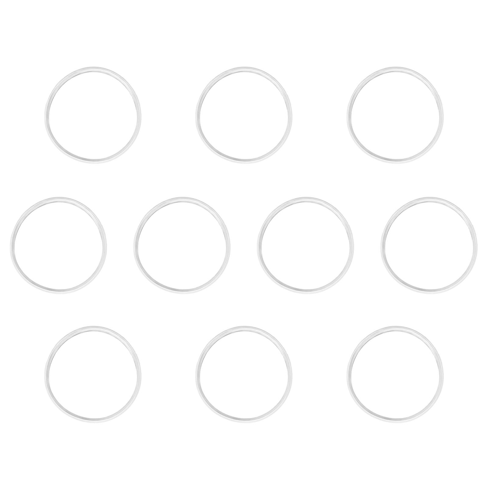 

10 шт. Уплотнители для крышек тамблеров, силиконовые уплотнительные кольца для крышек, герметичные уплотнители для крышек чашек для тамблеров, легко устанавливаются белый