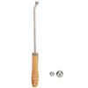 Trombone Neck Maintain Tools with 3 Sheet Metal Balls Saxophone Ball Head Tool Sax Neck Maintenance Tool for Trumpet French Horn