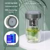 Wanxiang V183L Double-Layer Glass Tea Infuser Bottle