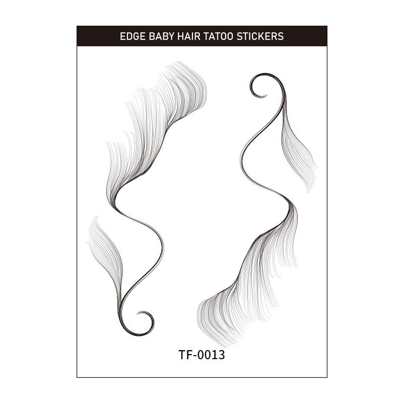 Bangs Sticker Eyebrow Sticker Hair Sticker Hairline Wig Tattoo Sticker Hair Edge Tattoo