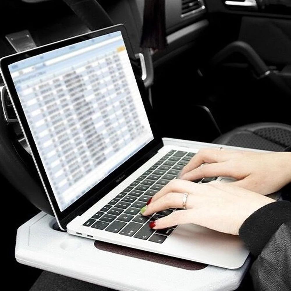 Uniwersalny stół samochodowy Kierownica Jedzenie Praca Wózek Napój Kawa Towary Uchwyt Taca Samochód Laptop Komputer Biurko Stojak Siedzenie Stół