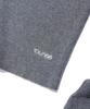 YOUHEE Basic Logo Knit Melange Gray