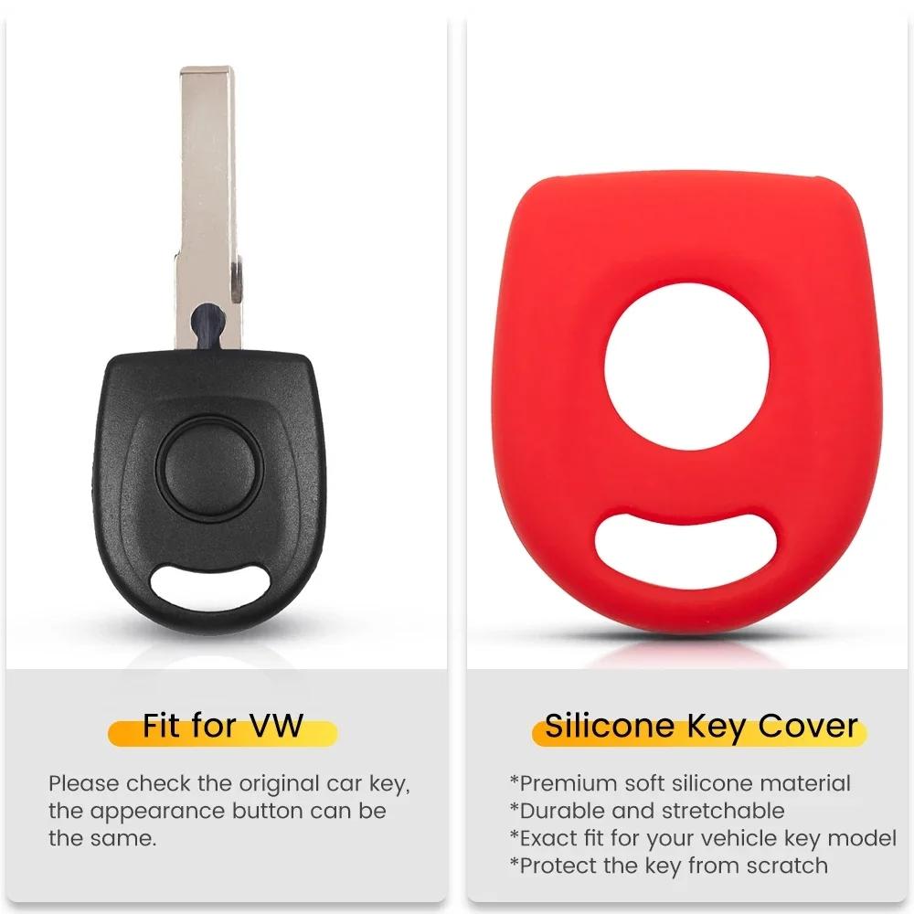 Silikon Schlüsselhülle Abdeckung Für Volkswagen VW Für Skoda Octavia Passat Golf GTI Beetle Polo Für Seat Ibiza Leon