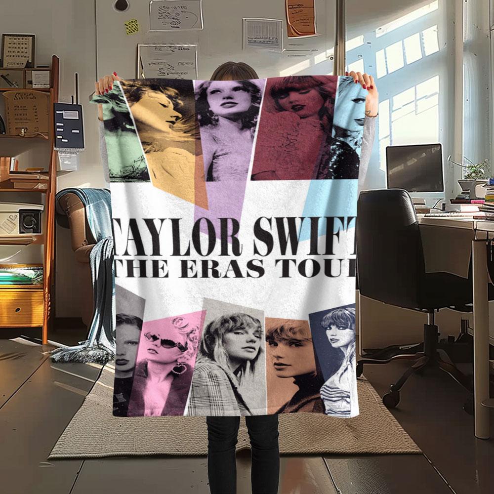 Taylor Swift printing Flannel Blanket Bedroom Sofa Camping Warm blanket Gifts for family and friends-MJ009