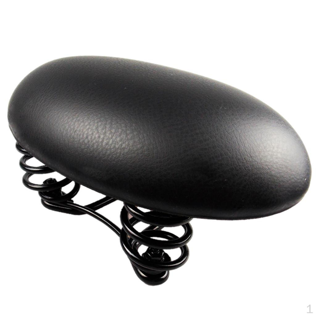 

Bike Seat Noseless No Pressure with Shockproof Spring Bicycle Saddle Replacement