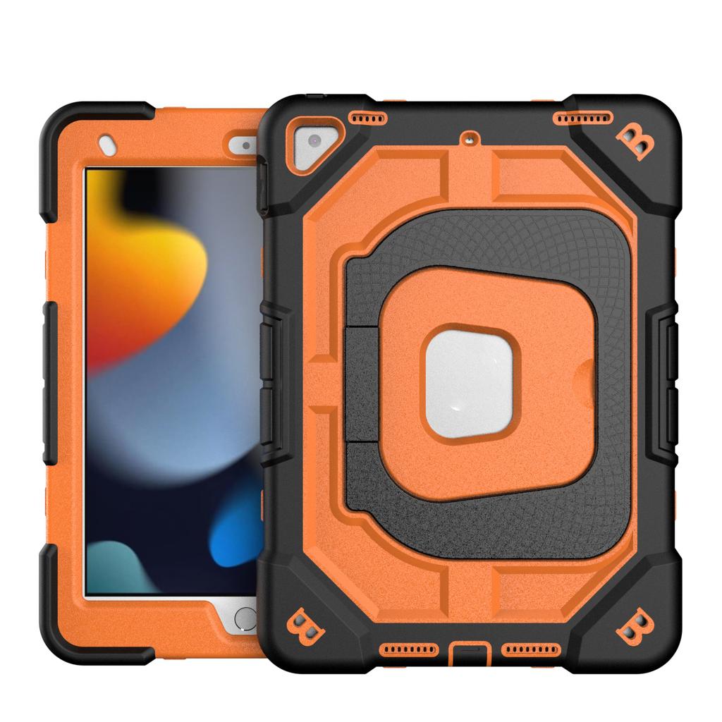 For iPad 7th 8th 9th Generation 10.2" Shockproof Kids Silicone Tablet Case with Kickstand