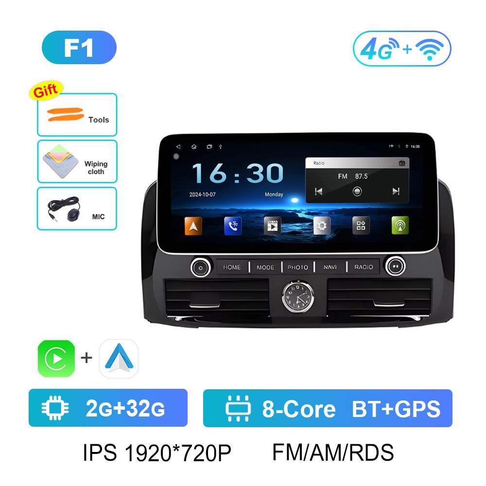 

Беспроводной Android Auto Carplay для Toyota Prado 2004 2005 2006 2007 - 2009 DSP Стерео Вентилятор охлаждения Автомагнитола Сенсорный экран Не 2 din