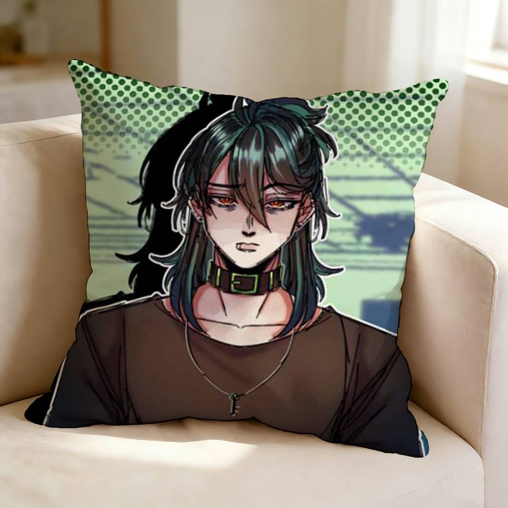 SSolivan TThe Kid at the BBack  Square DoubleSided printed Pillow Case Bedroom Bedside Pillow Sofa Cushion Cover