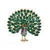 Peacock Brooch for Women, European and American Fashion, Clothing Accessories, Vintage Animal High-end Chest Flower