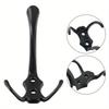 Modern 3 Hooks Coat Hook Wall Mounted Robe Clothes Rack Hat Wall Hanger Chrome Gold For Bedroom Clothes Entryway Furniture