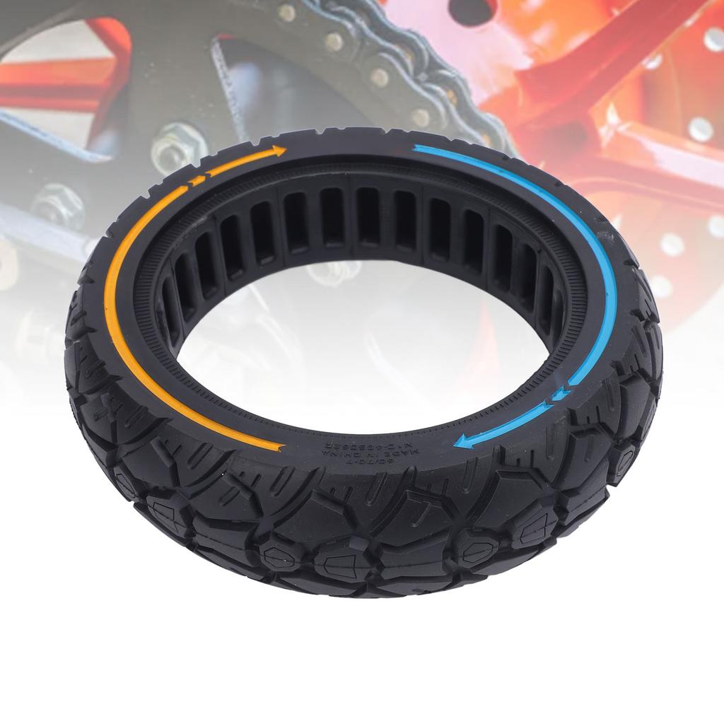 10 Inch Electric Scooter Tire 48.5 Gutter 60707 Rubber Solid Tire Replacement for 4 Pro Scooters