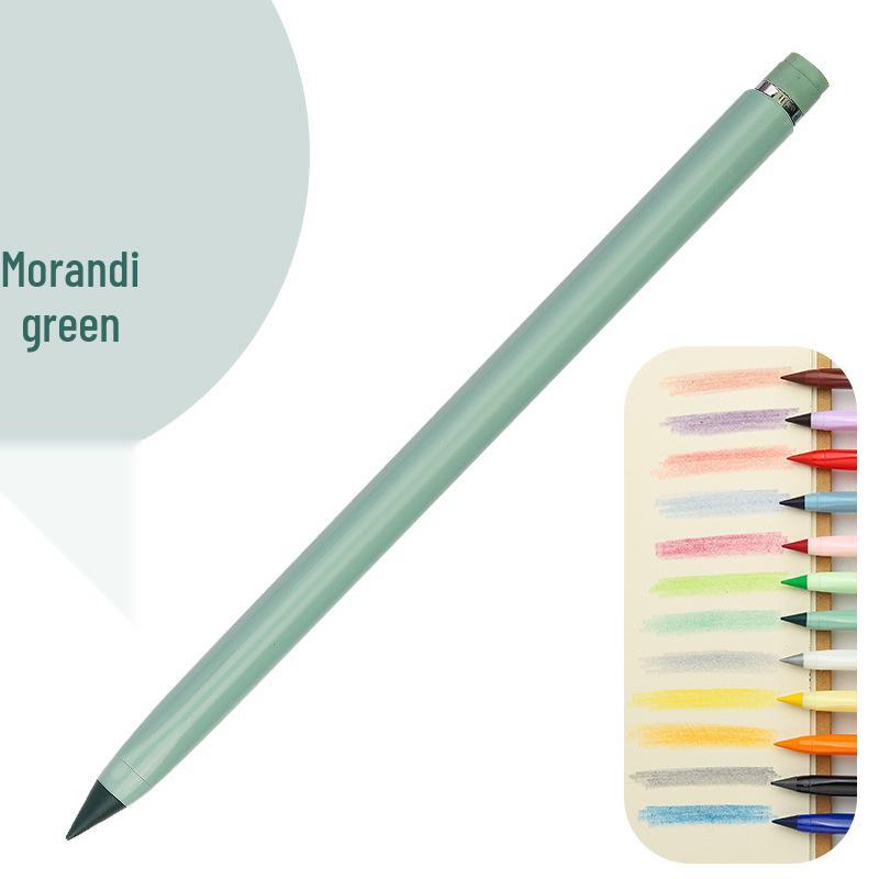 Erasable Posture Correcting Eternal Pencil - 12 Colors, No Sharpening Needed, Durable Lead, Perfect for Kids' Drawing.