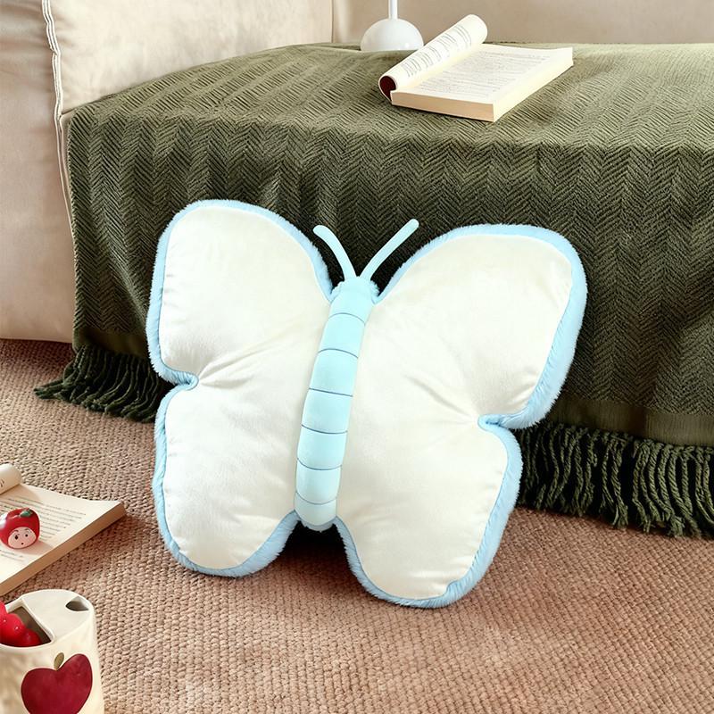 

Maple Leaf & Snowflake Plush Pillow: Autumn Butterfly & Apple Design 42cm (0.41kg)