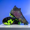 Mens Football Shoes FG/TF High Top New Wear-resistant Shock-absorbing Free Field Professional Training Soccer Shoes for Teen