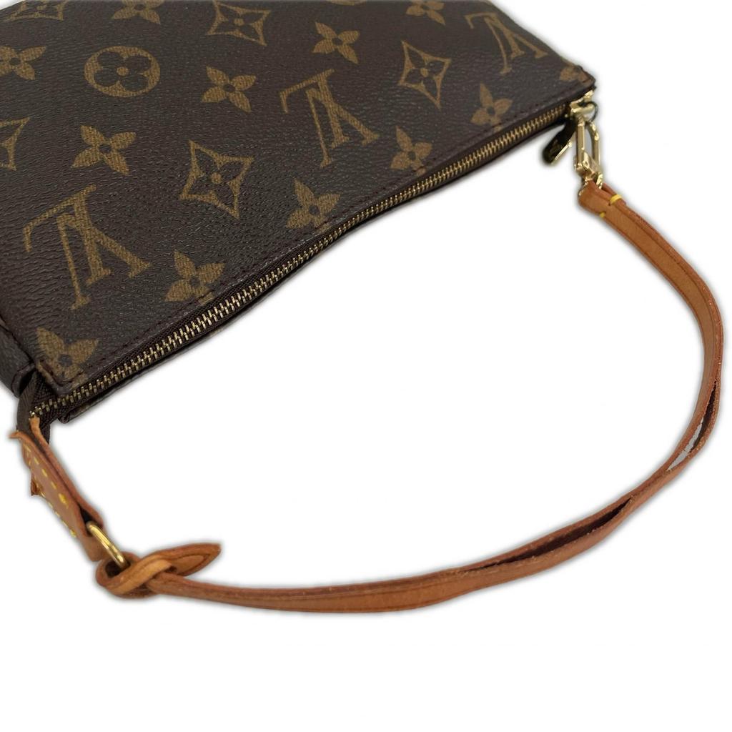 LOUIS VUITTON Pochette Accessoires M51980 Pouch Brown Women used