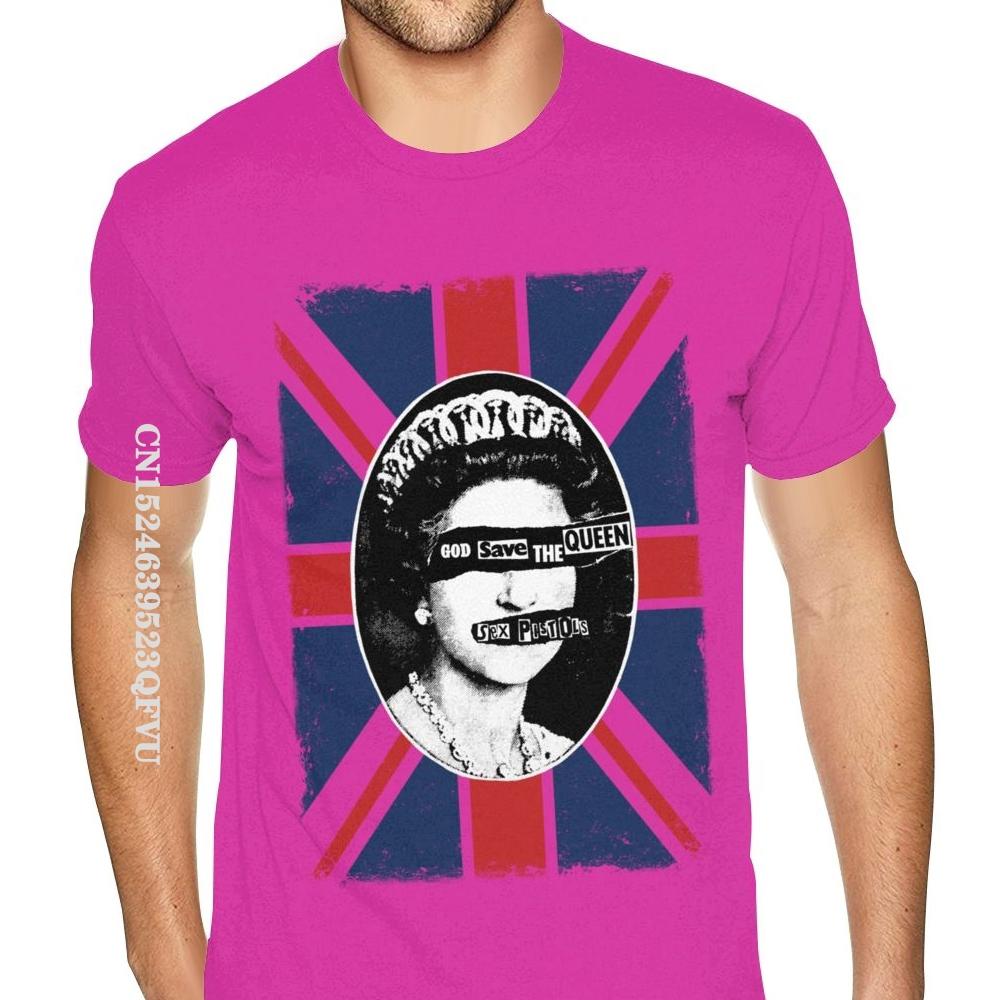 Sex Pistols Tee God Save The Queen Cotton Boys Make Your Own Top T-shirts Normal Brand Mens Tops T Shirt Normal Cotton