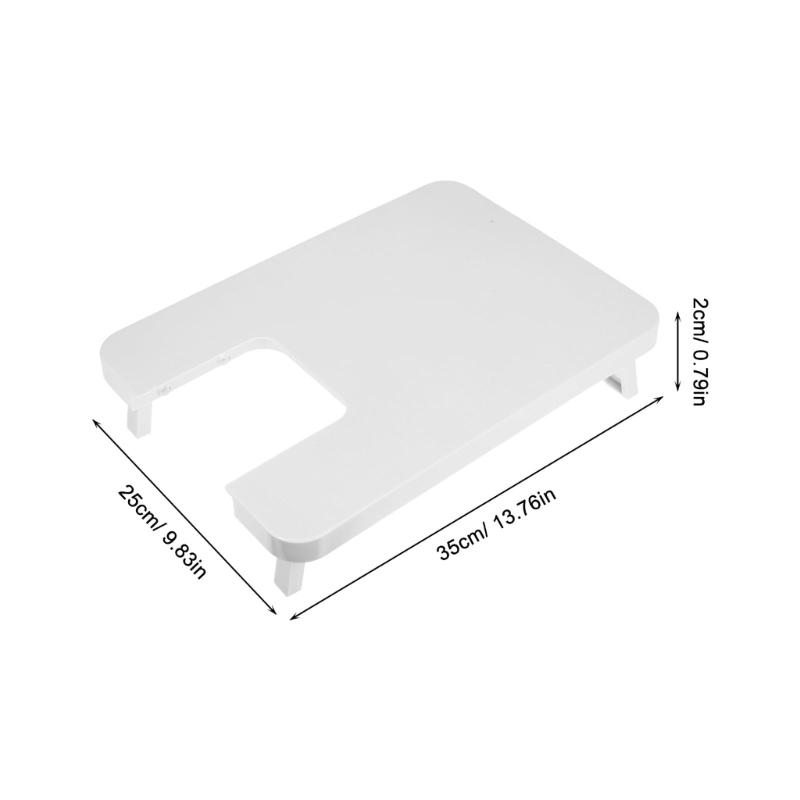 Sewing Machine Extender Table Anti Slip Plastic Sewing Extension Table Easy Installation for Quilting and Tailoring