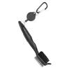 Multifunctional Golf Club Cleaner Brush with Nylon Steel Dual Bristles Cleaning Tool
