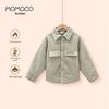MOMOCO Boys' Quilted Textured Shirt Jacket