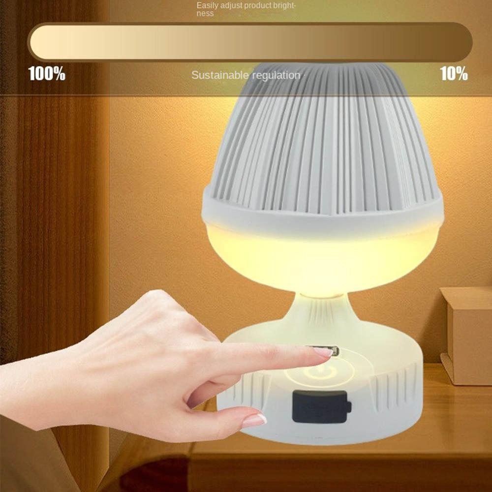 Adjustable Touch Night Light Tri Color Table Lamp Simple Telescopic Reading Desk Lamp  Student