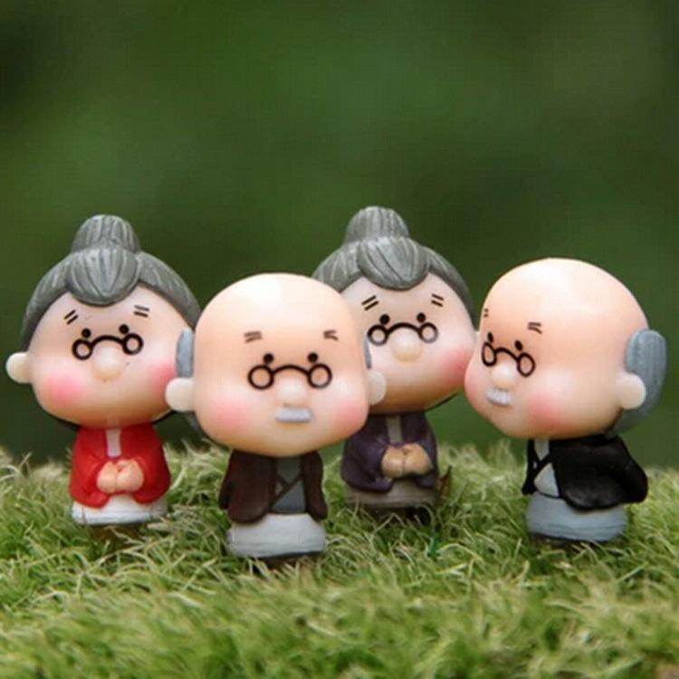 

Суккулентный мох микроландшафт: 4 типа фигурок дедушек и бабушек для экологических бутылок, сделанных своими руками.